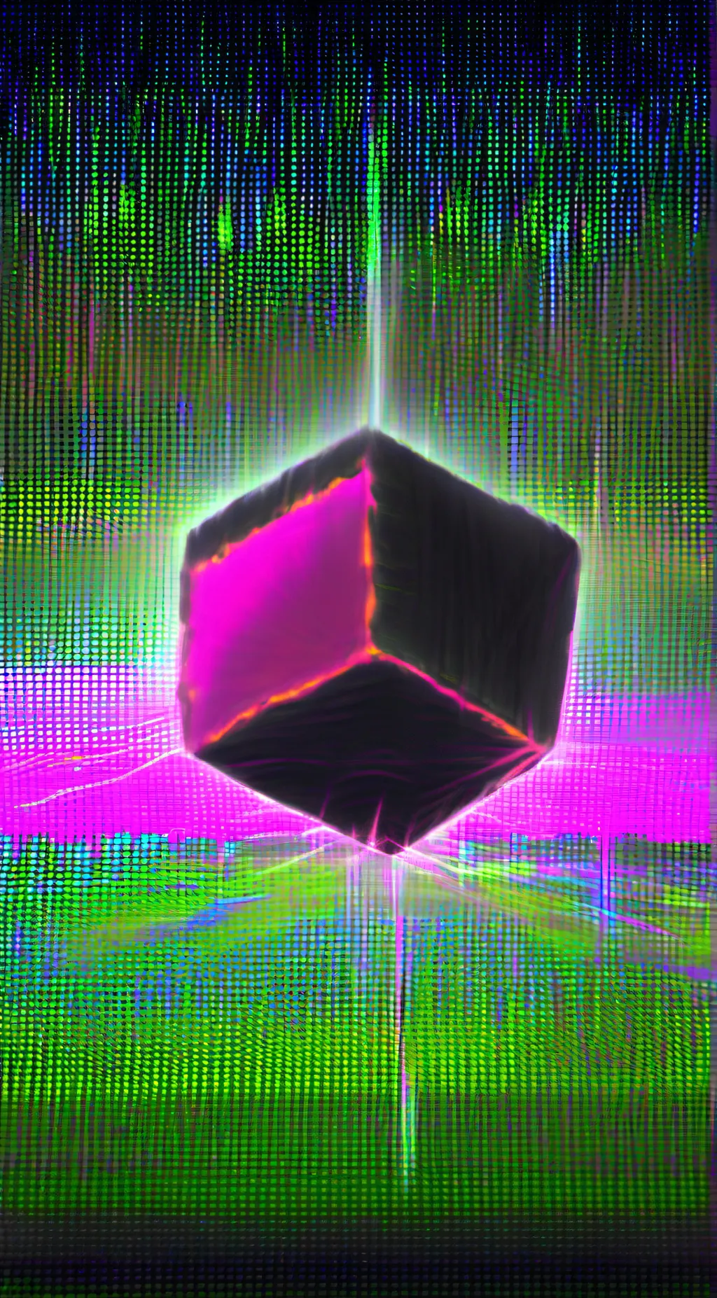 ai character: gravity fruit background