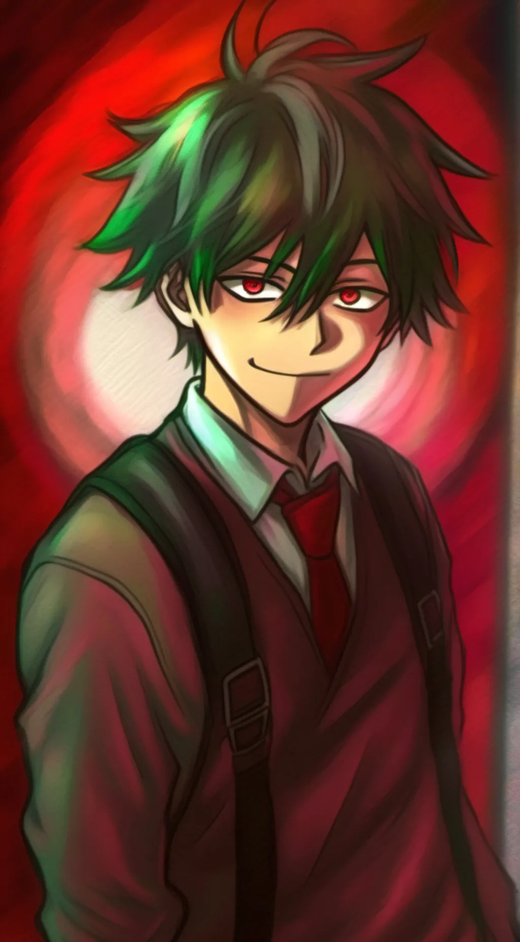 ai character: 🥦villain deku 🗡  background