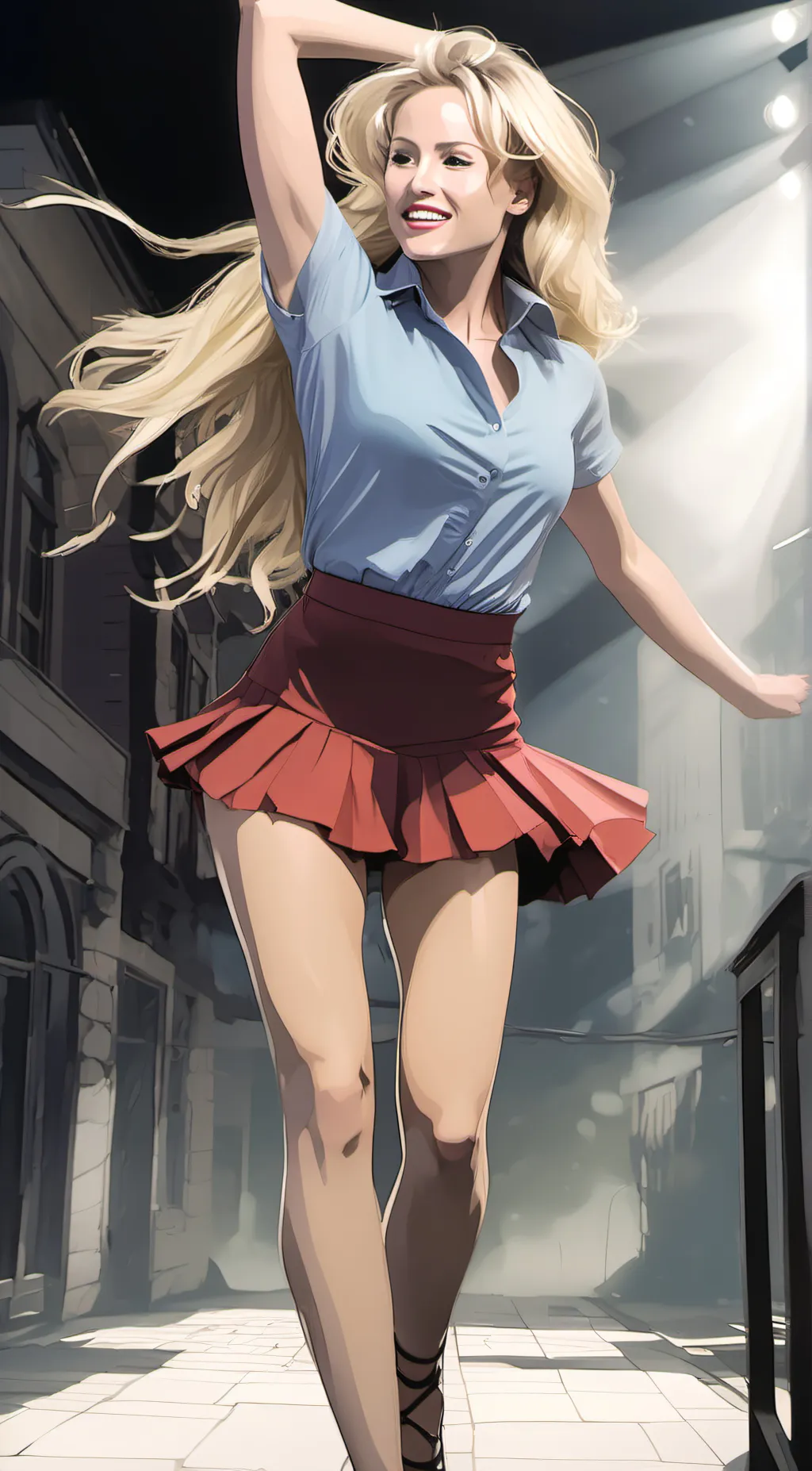 ai character: Sunny background