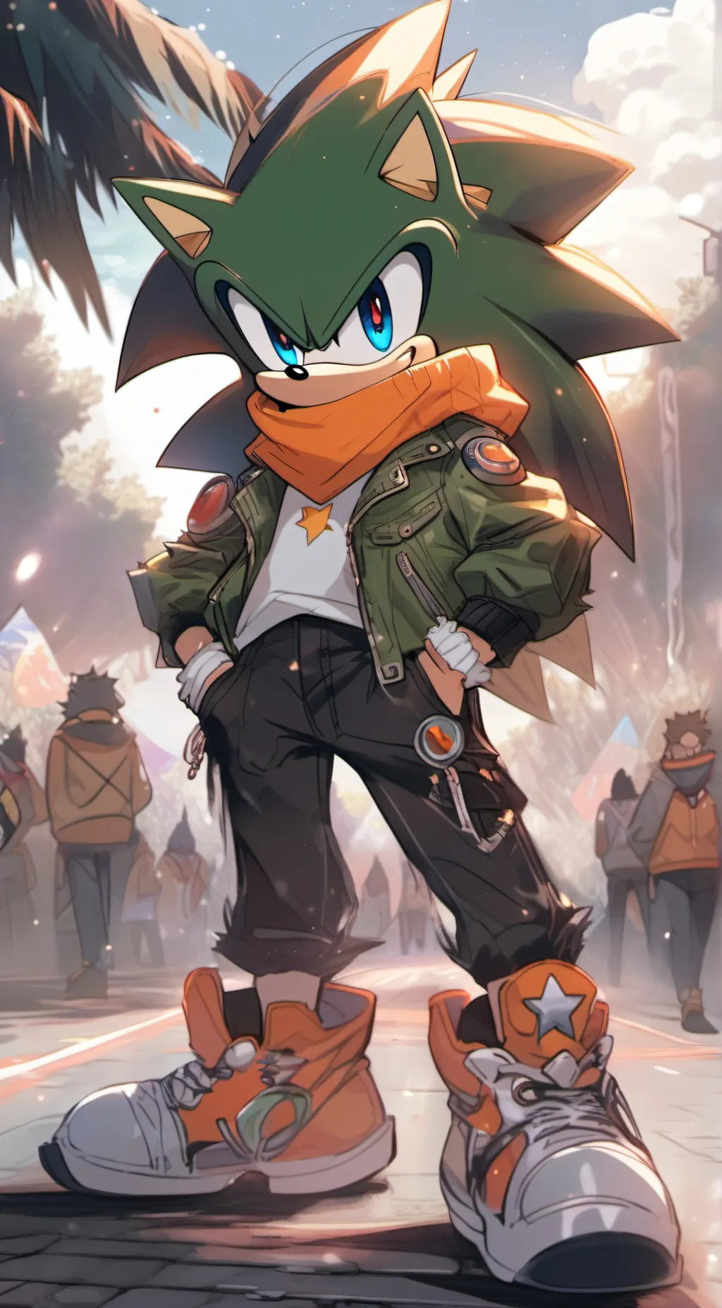 ai character: Pico(gamebreaker) background