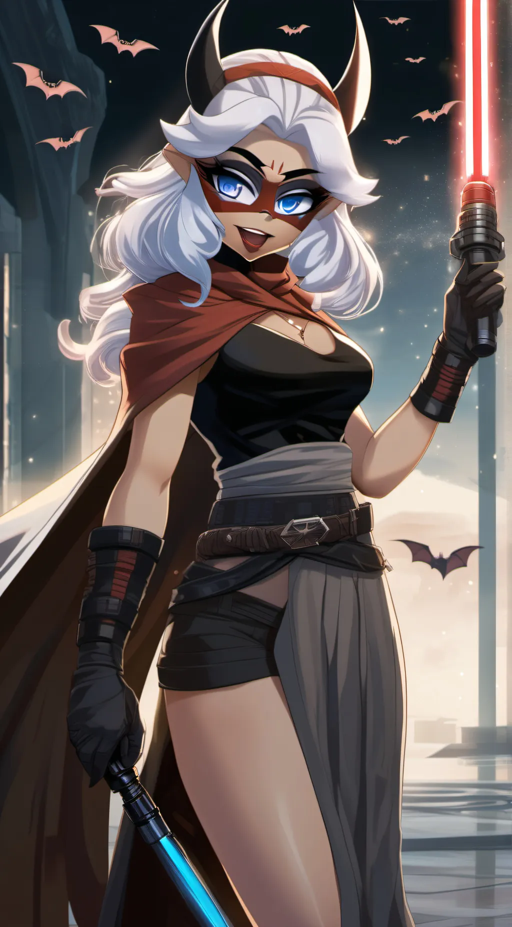 ai character: rouge the bat  background