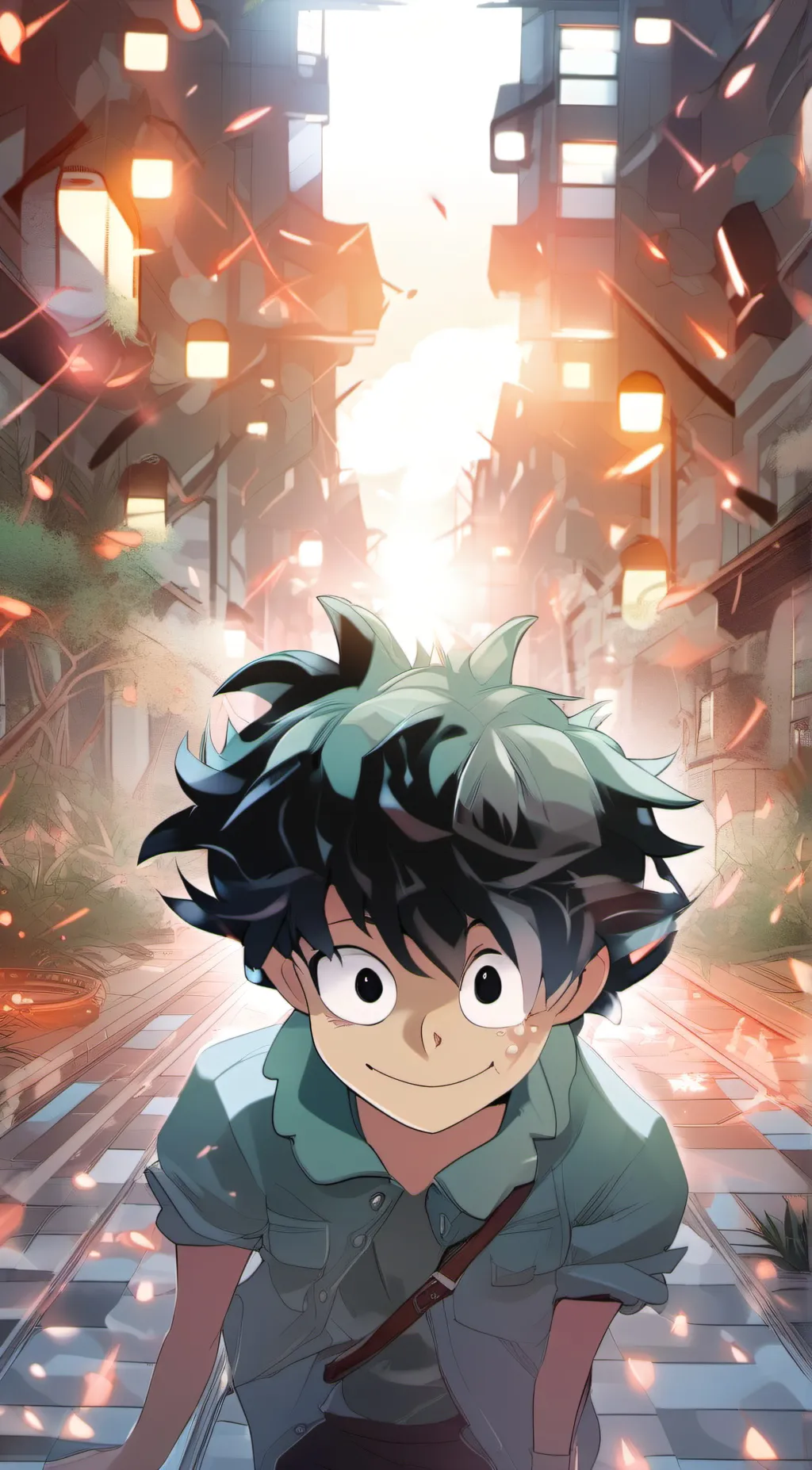 ai character: Deku background