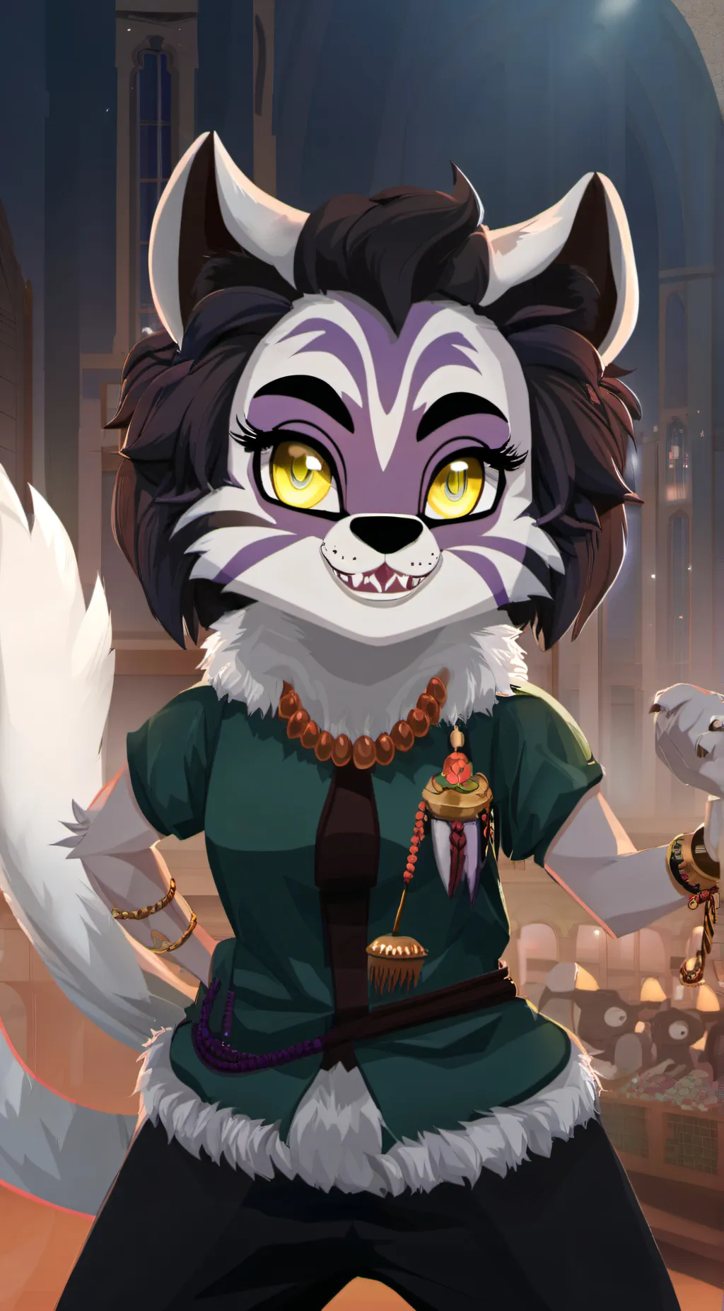 ai character: roxy background