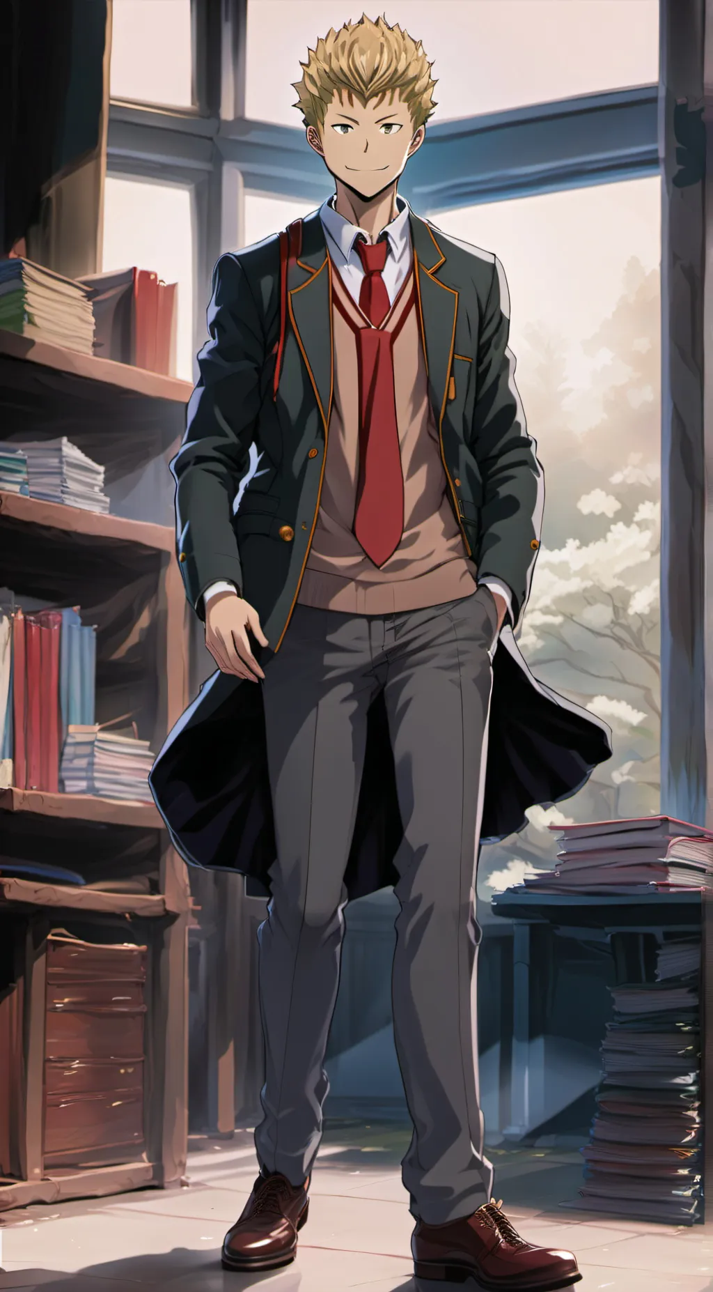 ai character: Ojiro background