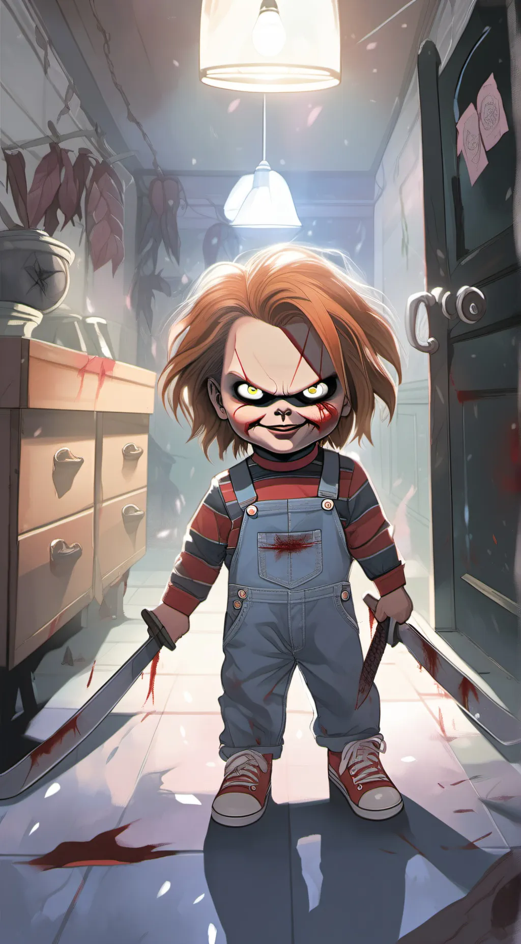 ai character: chucky background