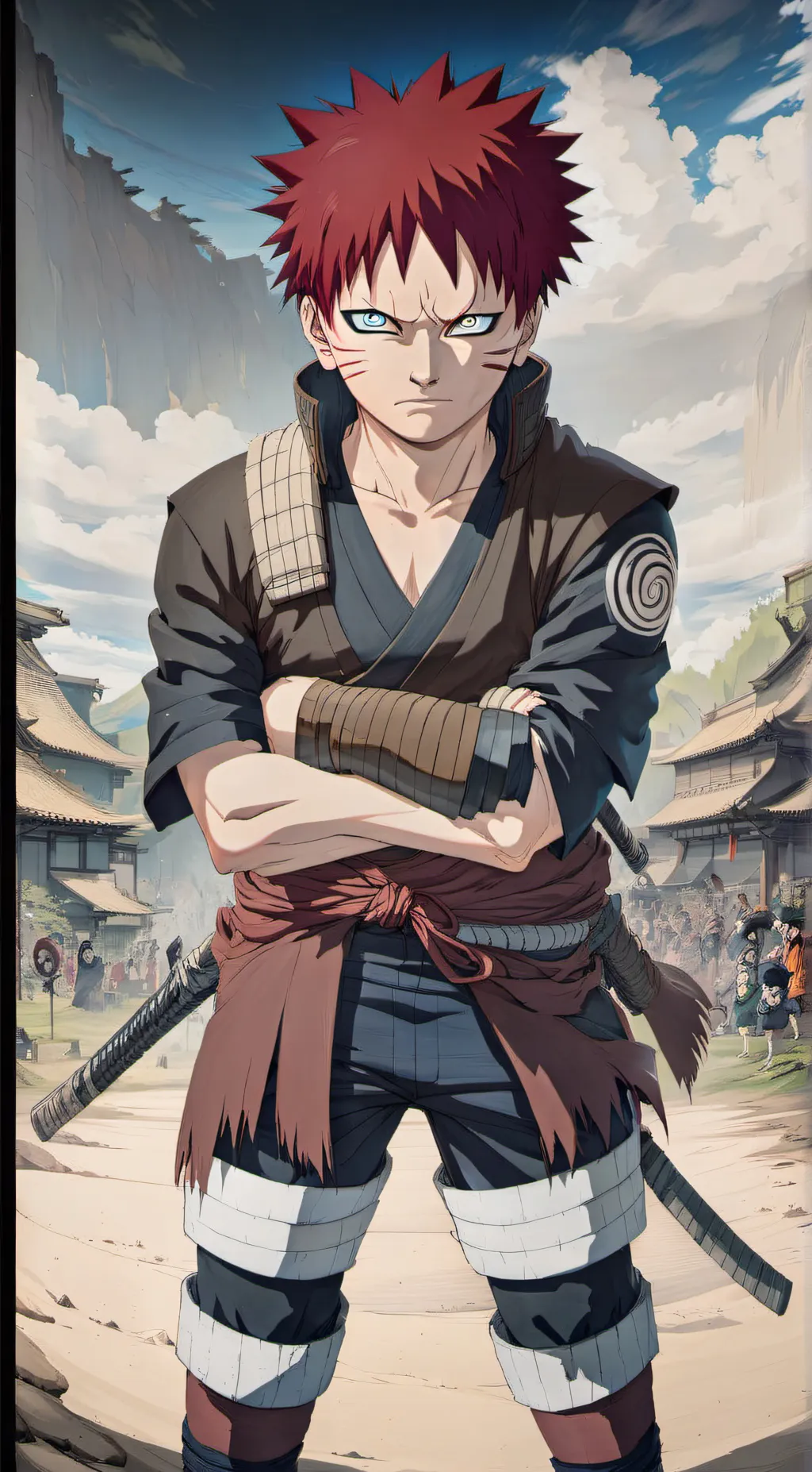 ai character: Gaara background