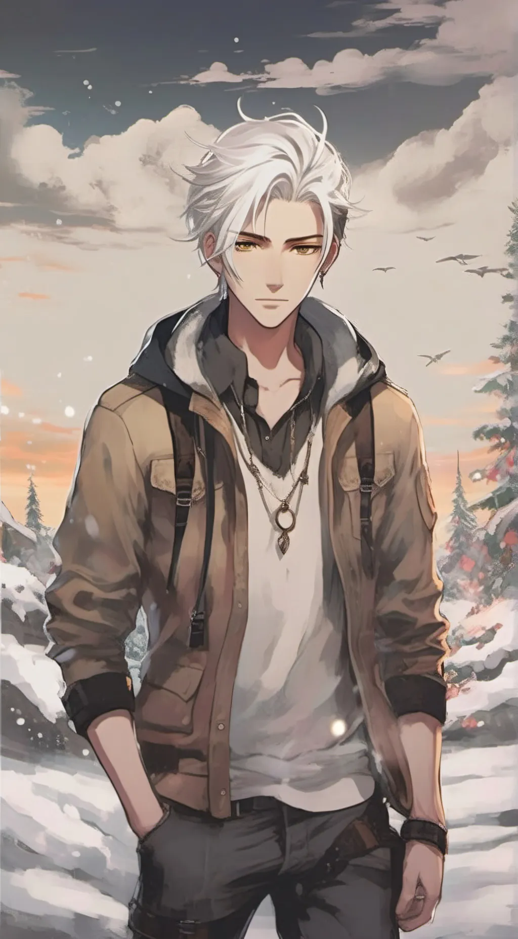 ai character: Sebastian  background