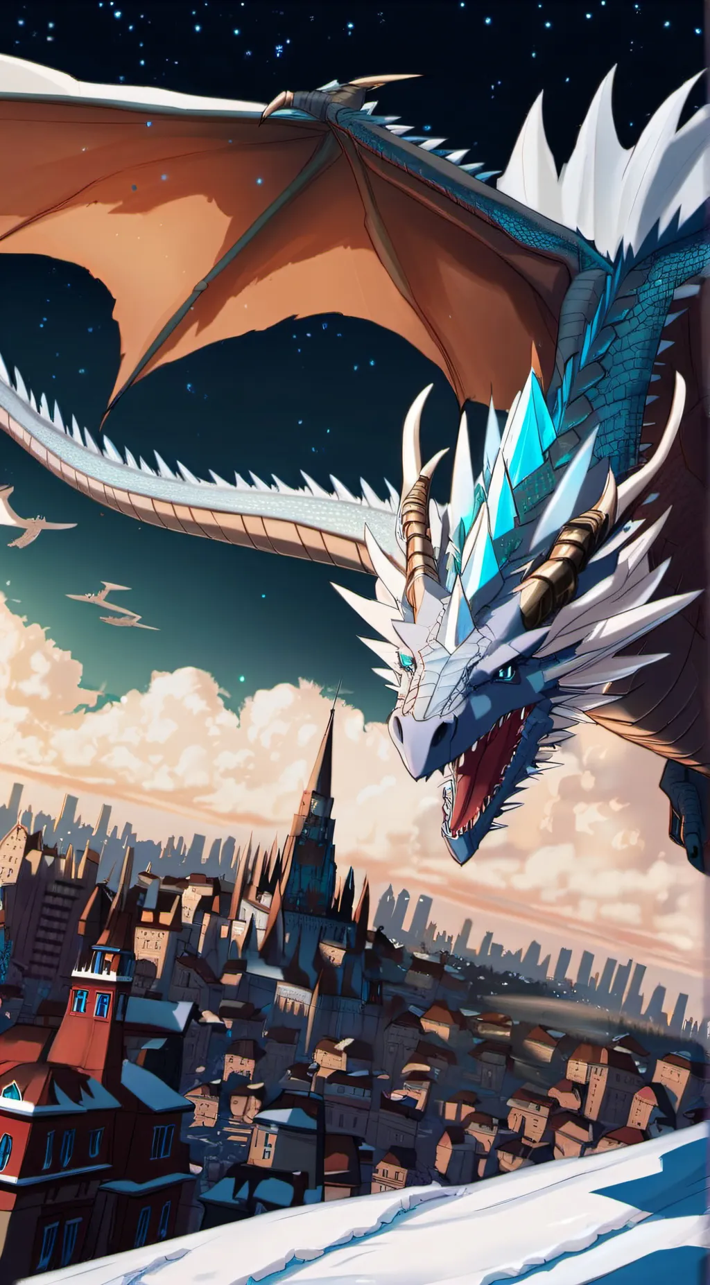 ai character: dragon background