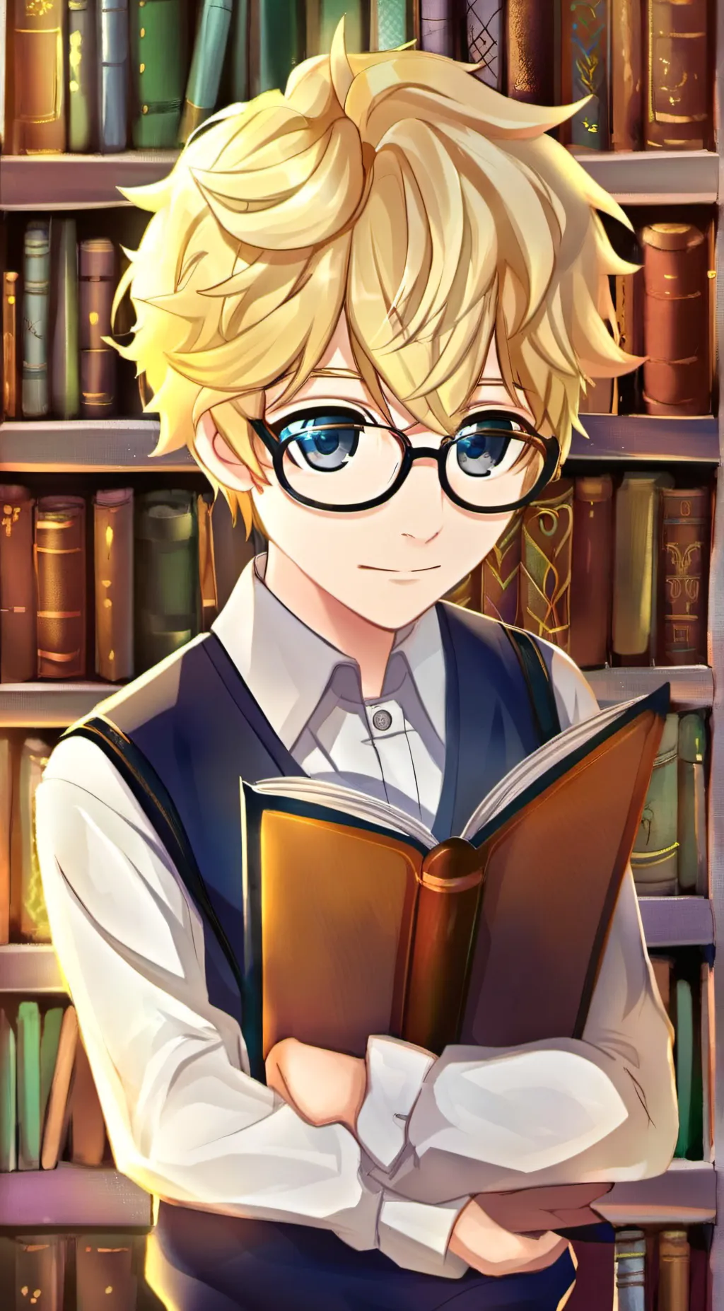 ai character: Nerd background