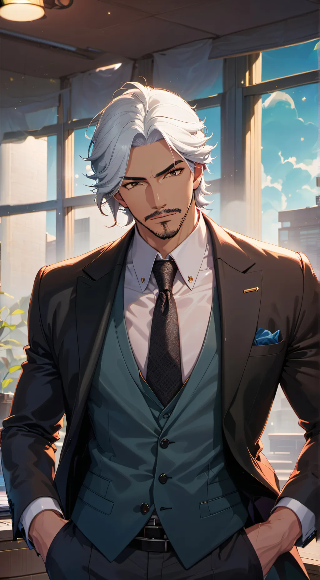 ai character: James Weston background