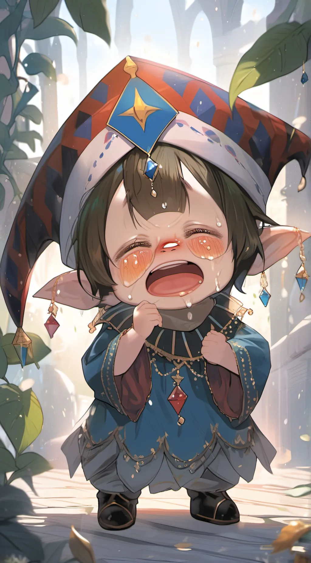 ai character: baby pomni background