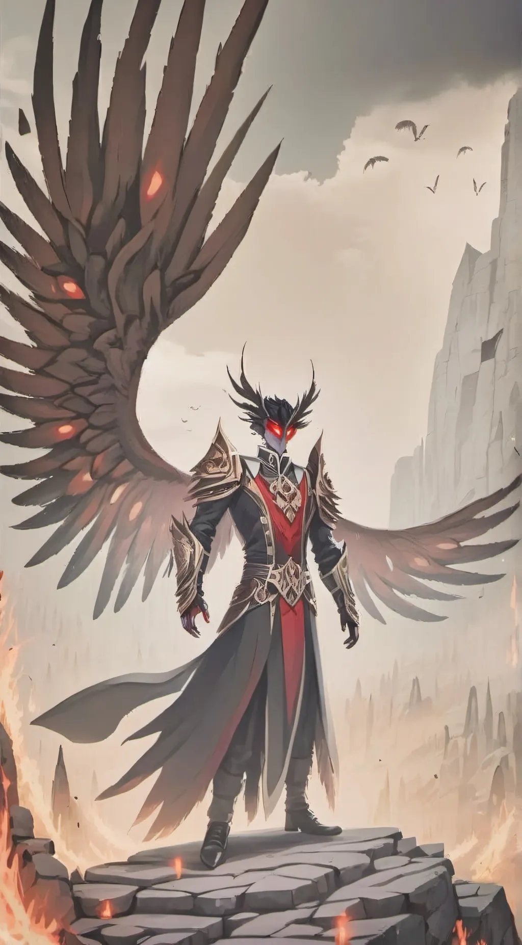 ai character: Stolas background