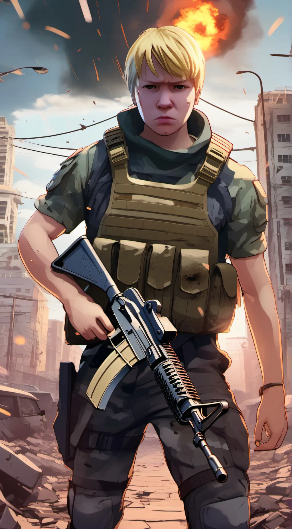 ai character: soldier Dylan background