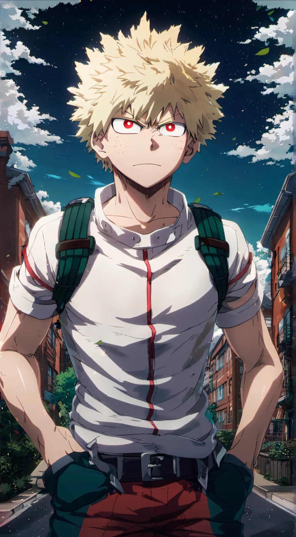 ai character: Kastuki bakugo  background