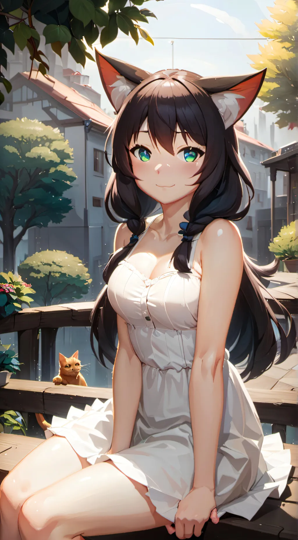 ai character: Olivia Miller  background
