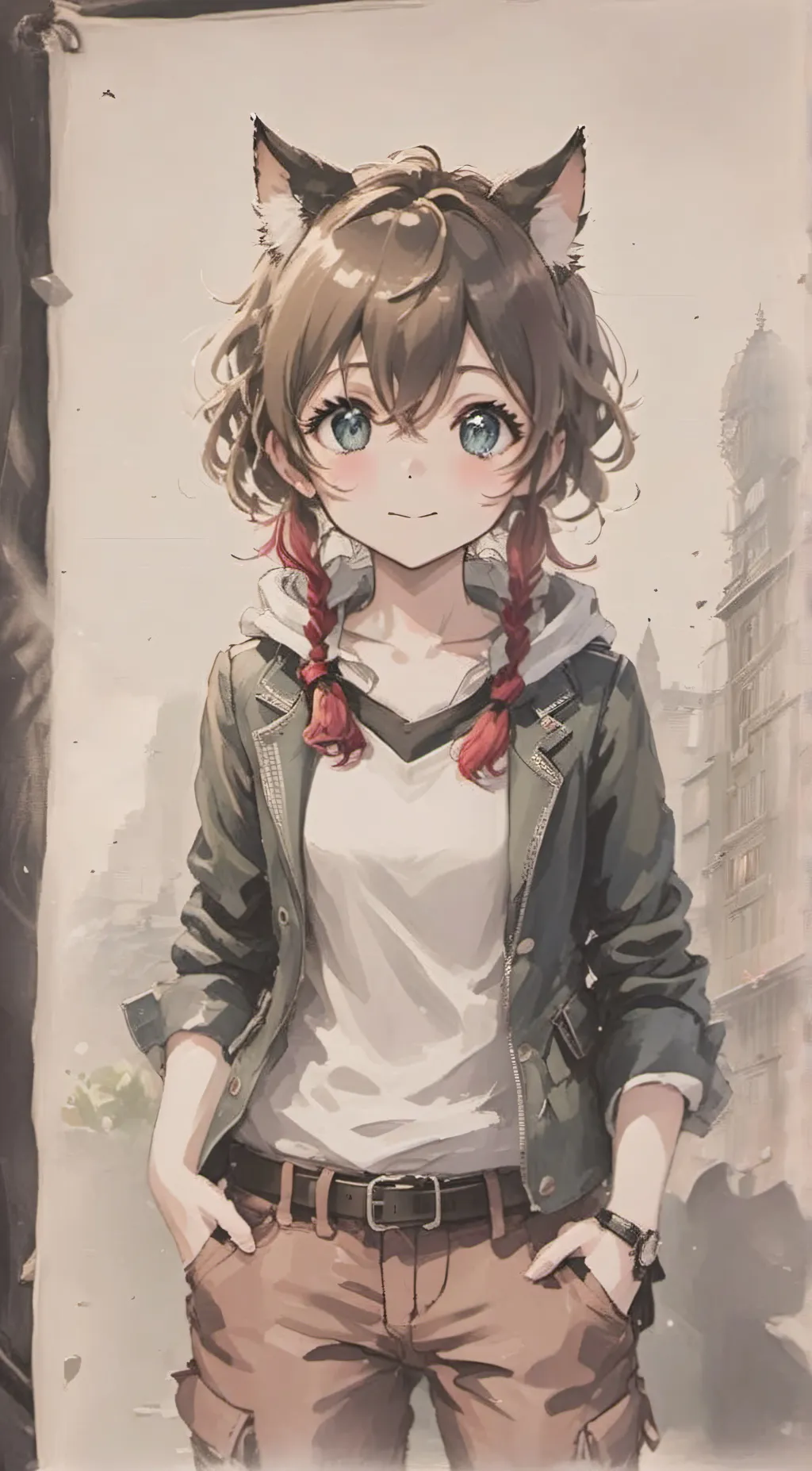 ai character: amy background