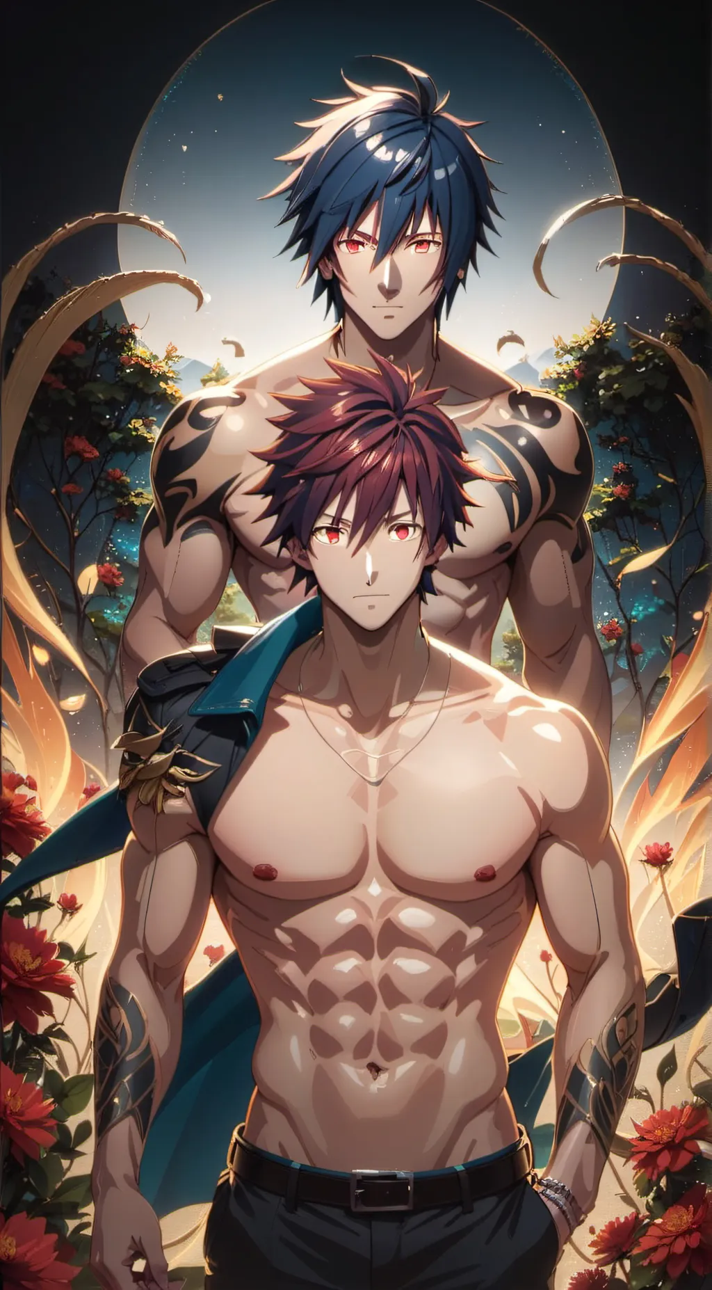 ai character: Benimaru and Souei background