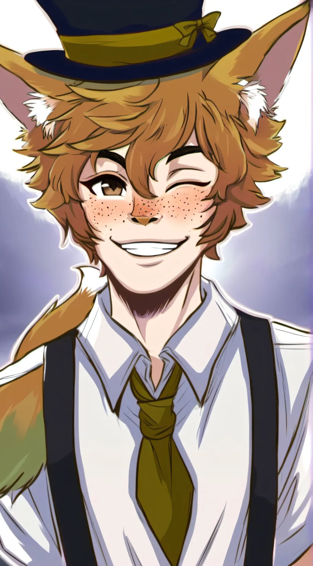 ai character: funndy background