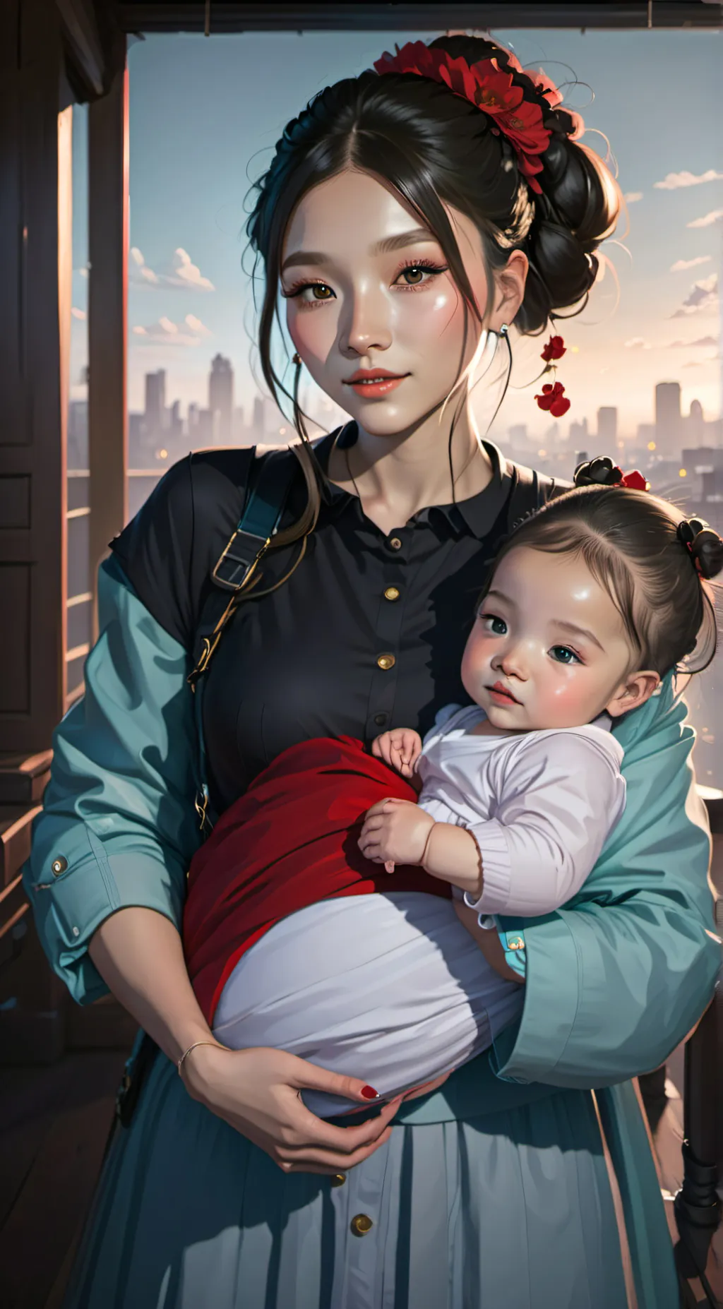 ai character: Lui  kim  background