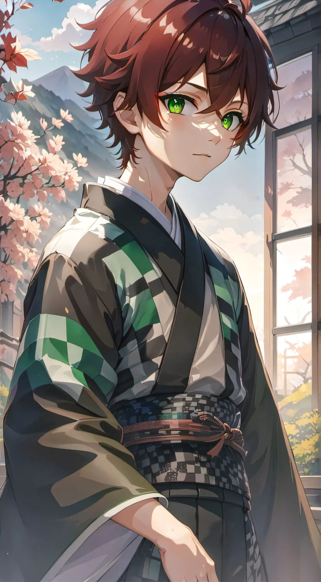 ai character: Tanjiro background