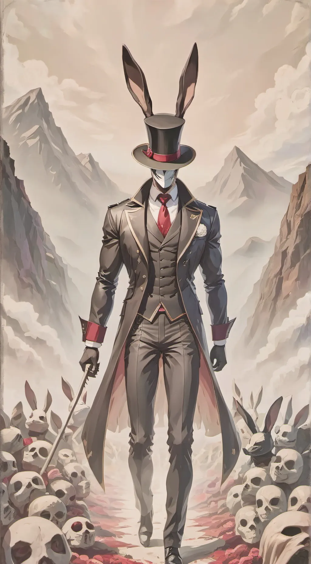 ai character: W background