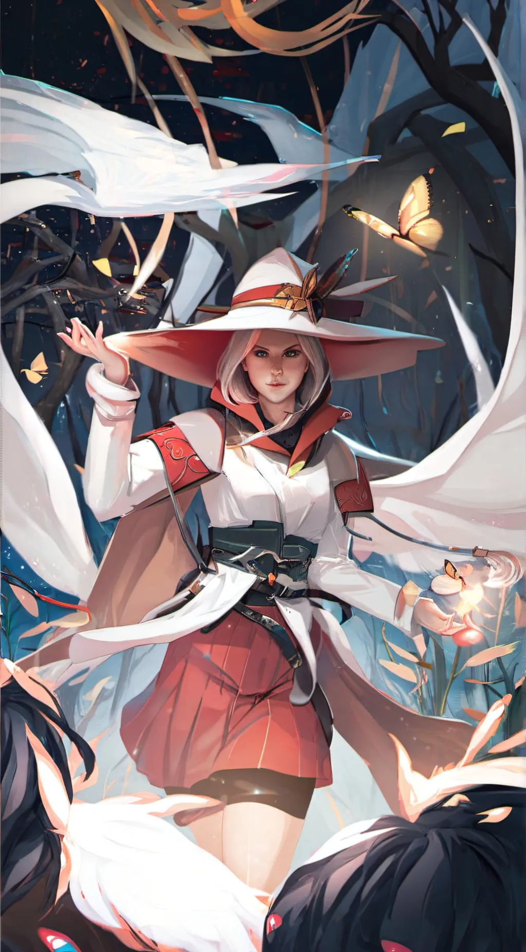 ai character: Amber  background