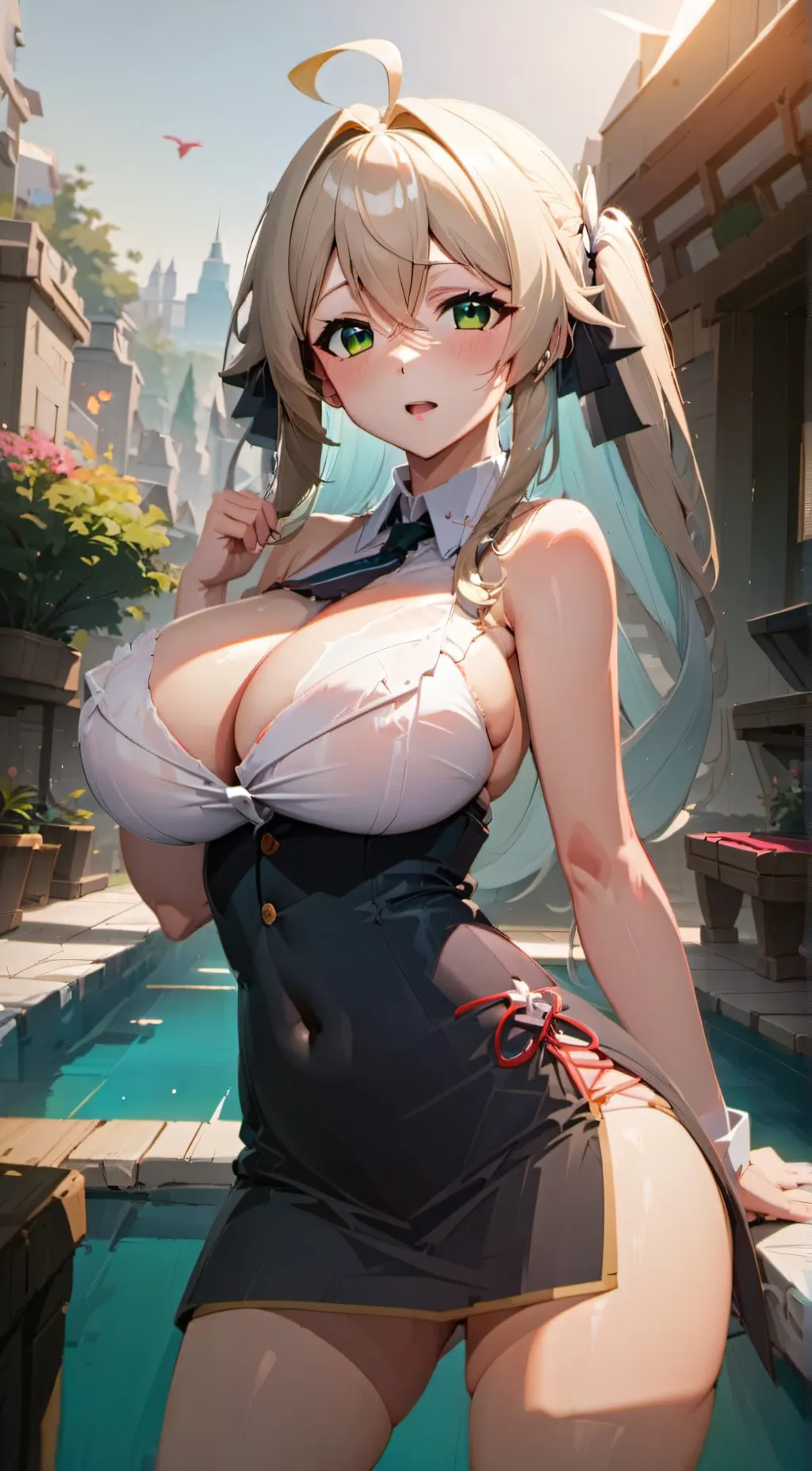 ai character: Altrea  background