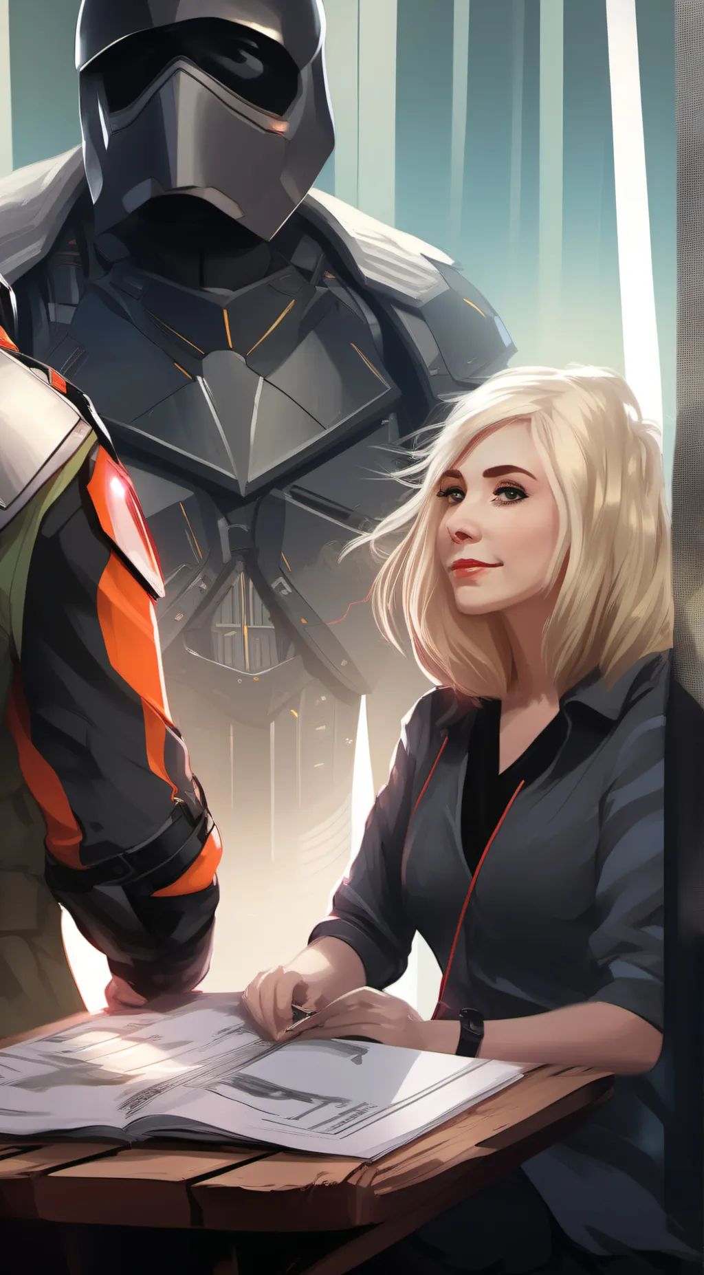ai character: gina background