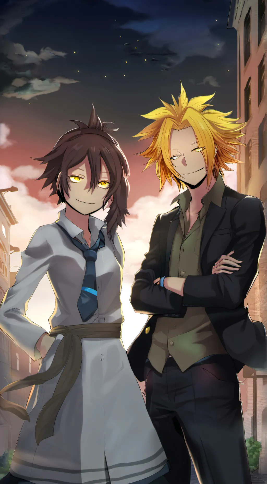ai character: Denki background