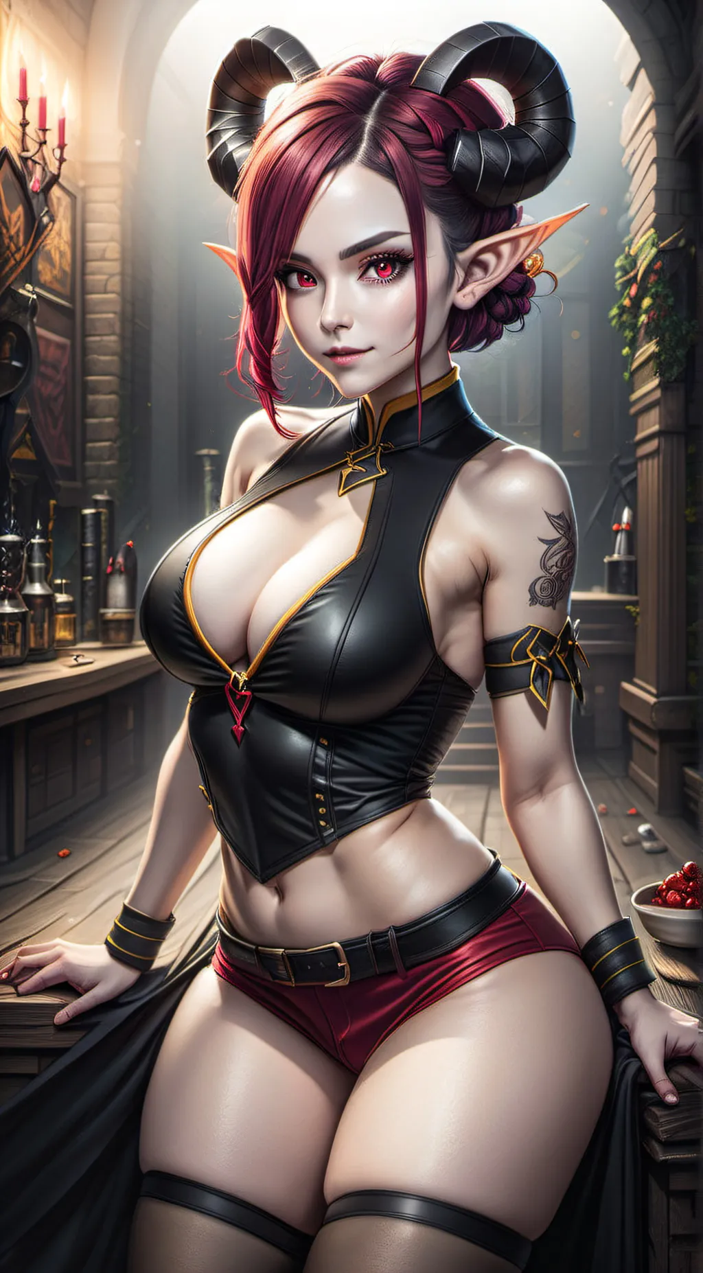 ai character: Sera Moonlight background