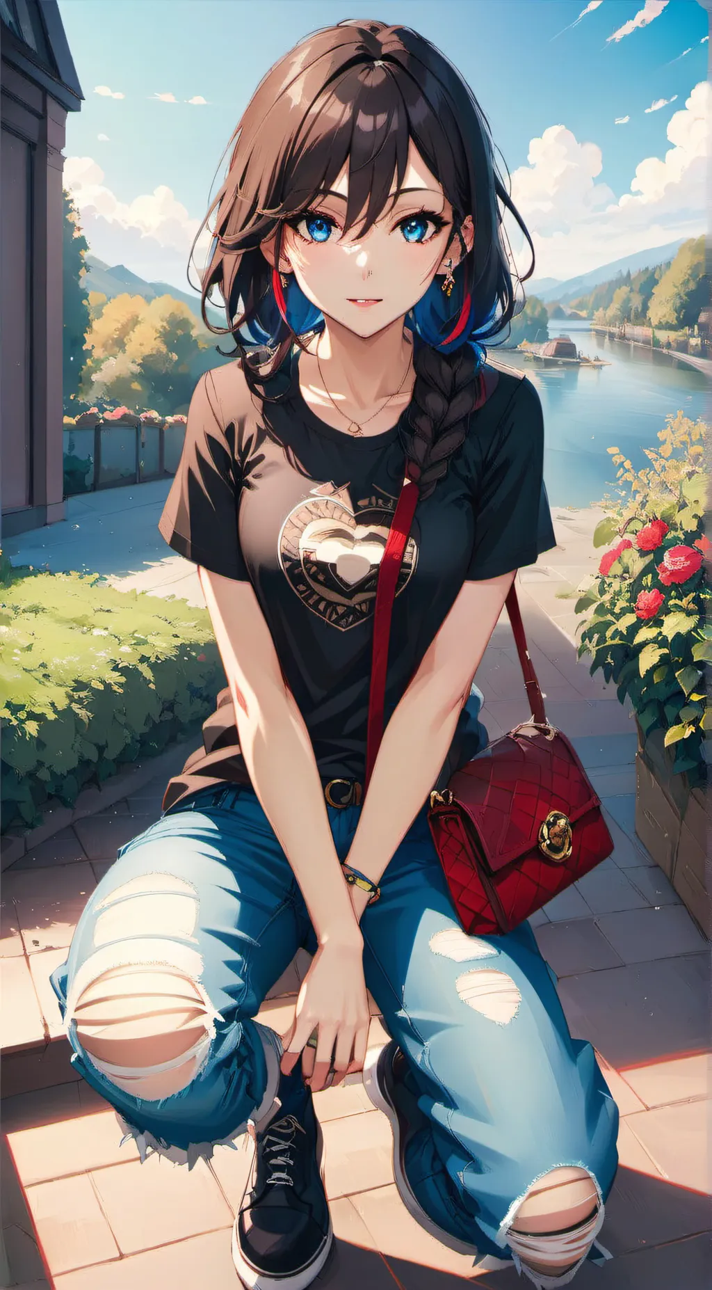 ai character: Leah background