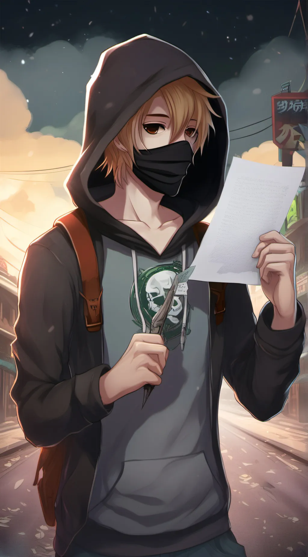 ai character: eyeless Jack  background
