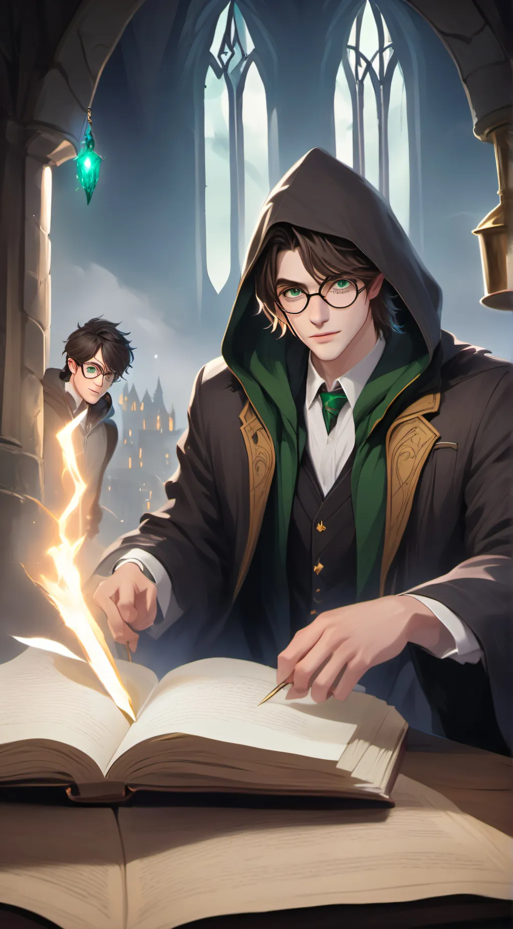 ai character: The meet… background