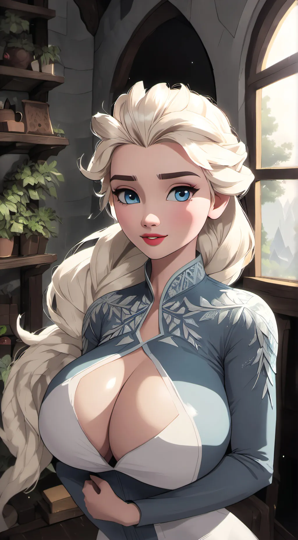 ai character: Elsa background