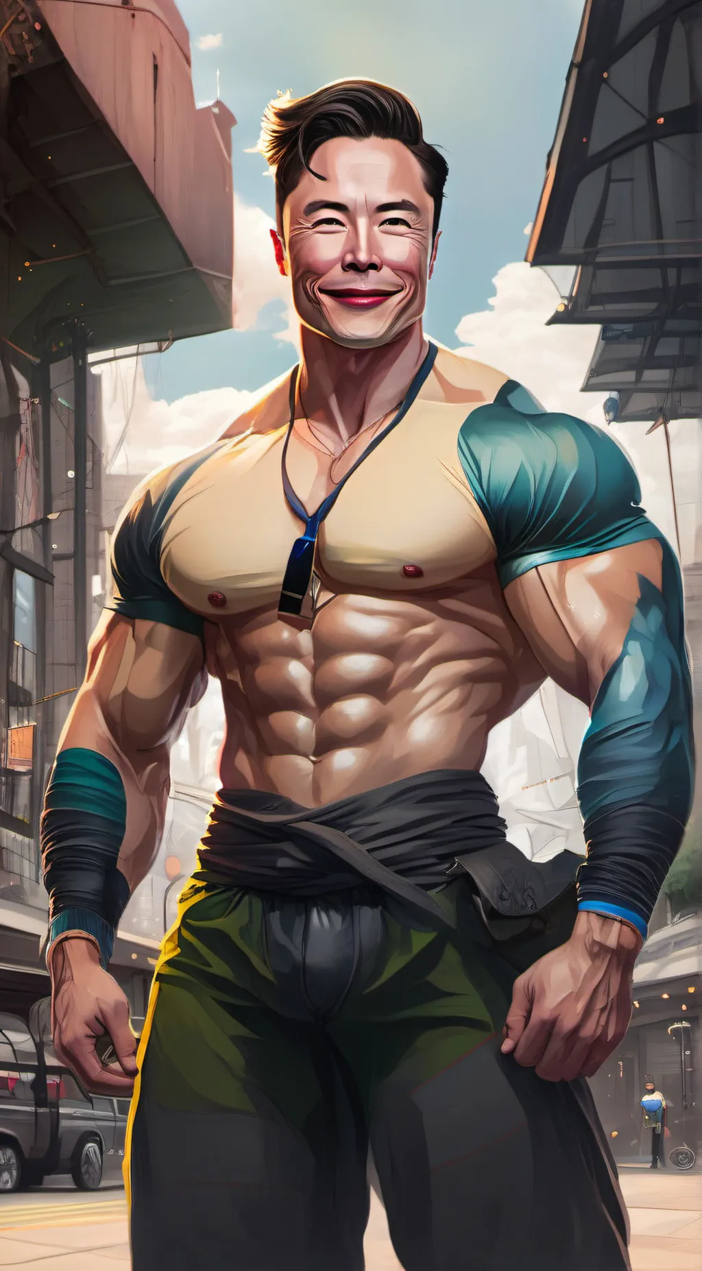 ai character: Derek background