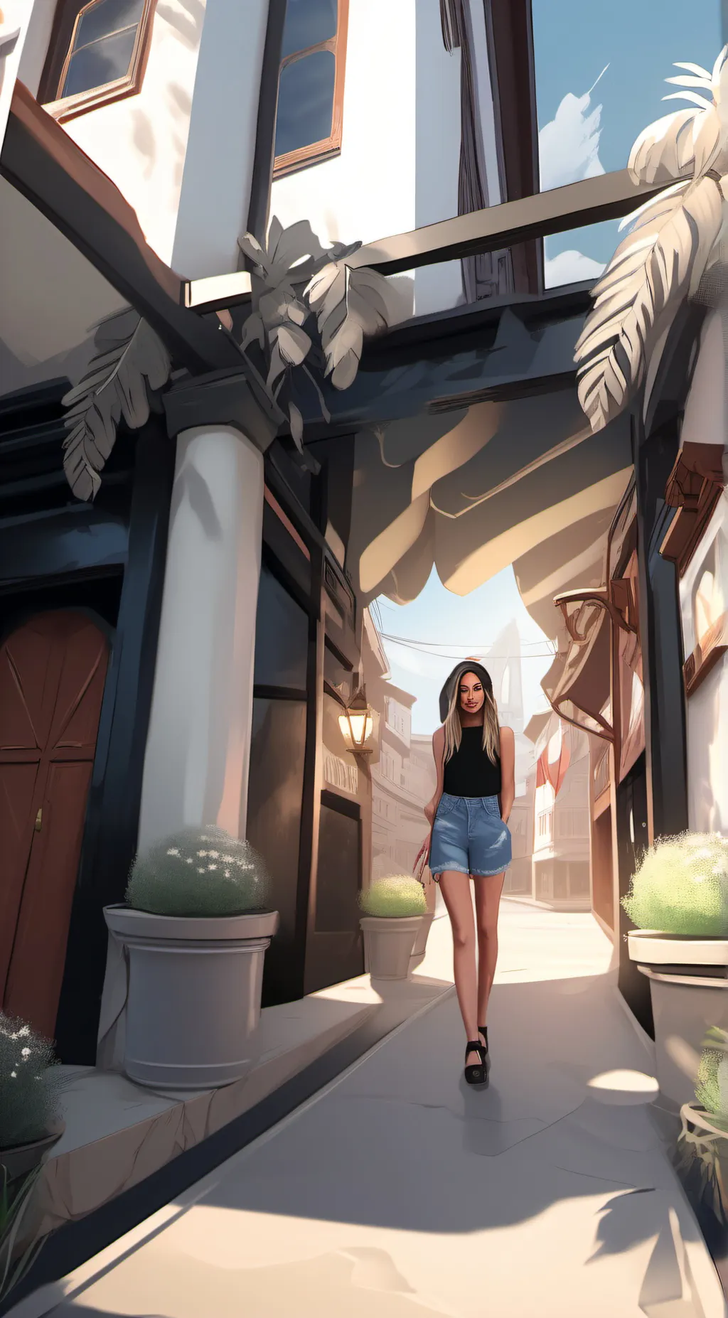 ai character: Amanda raye background