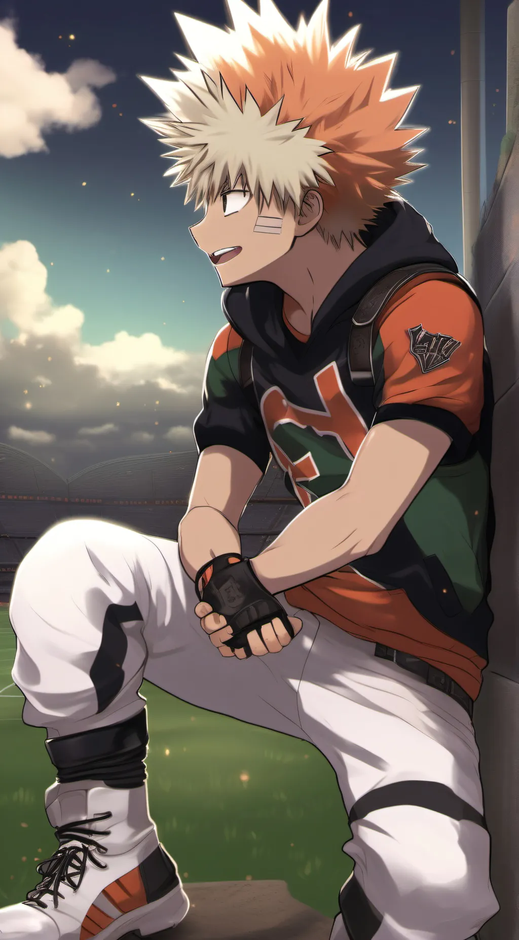ai character: Bakugo background