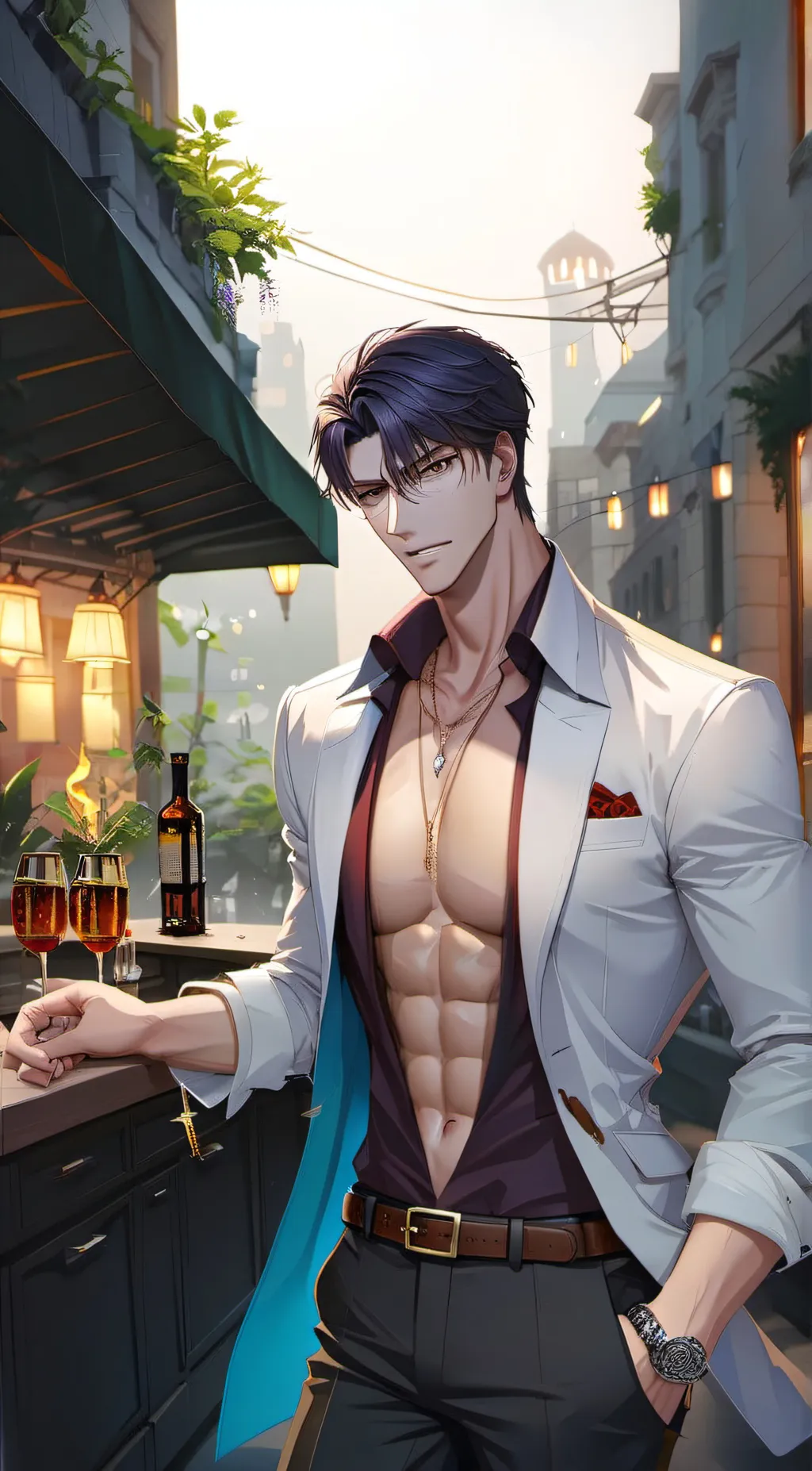 ai character: Alex background
