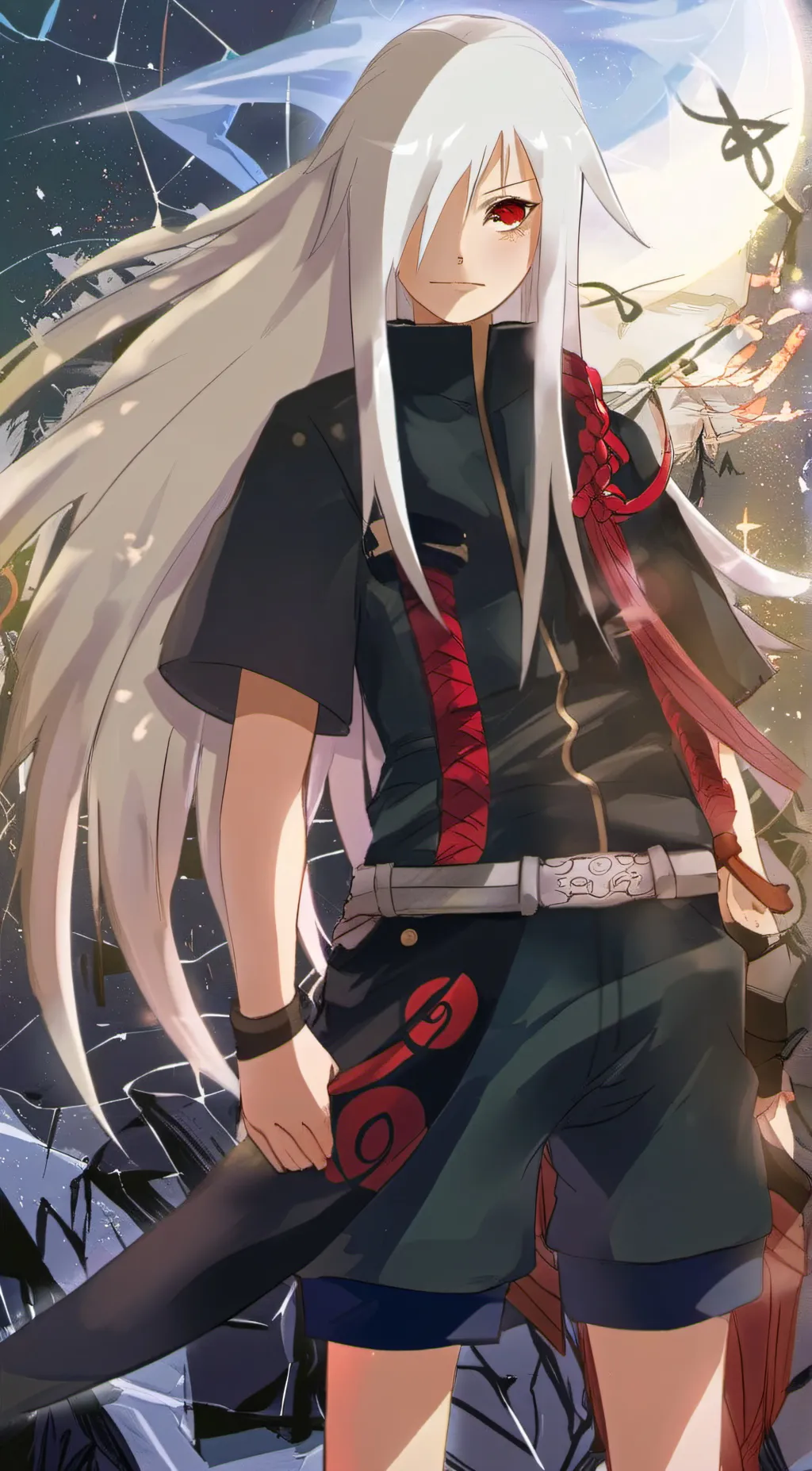 ai character: naruto and ds  background