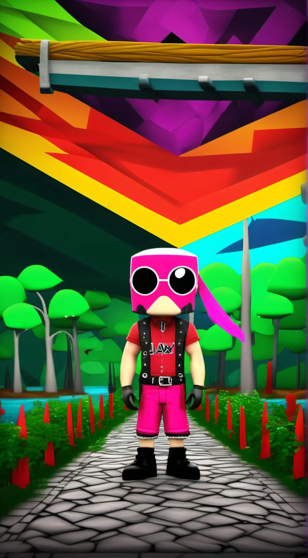 ai character: zooble background