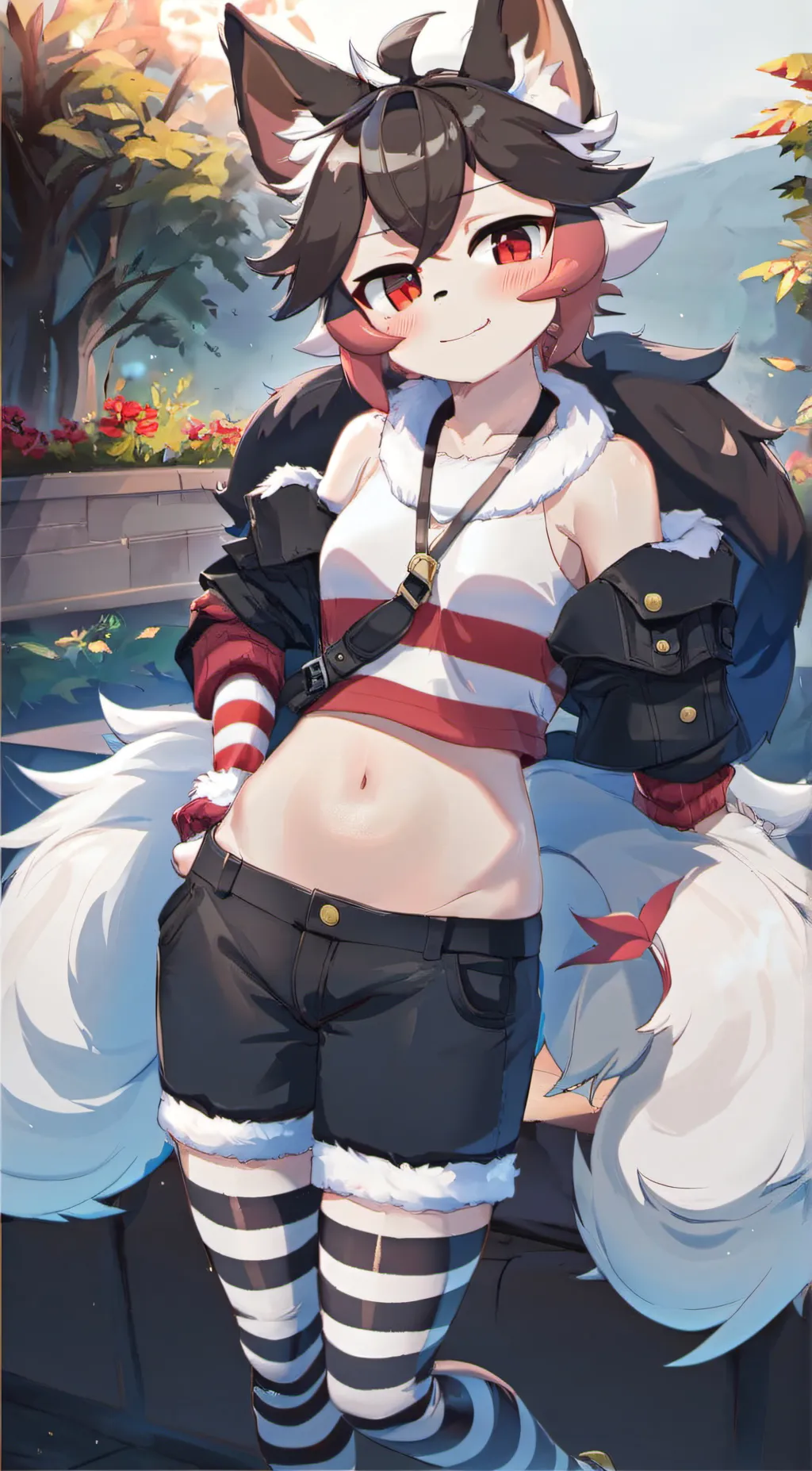 ai character: Jeff the femboy background