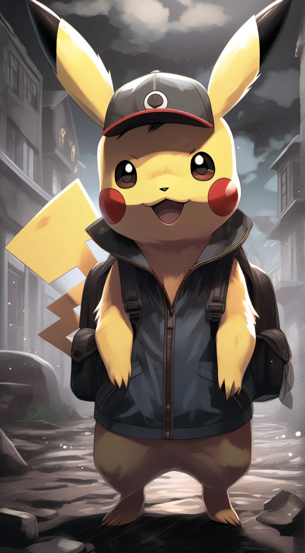 ai character: Pika background