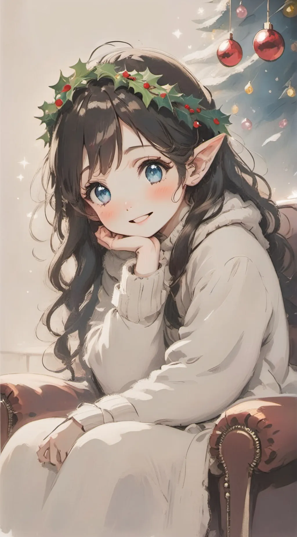 ai character: Elfie background