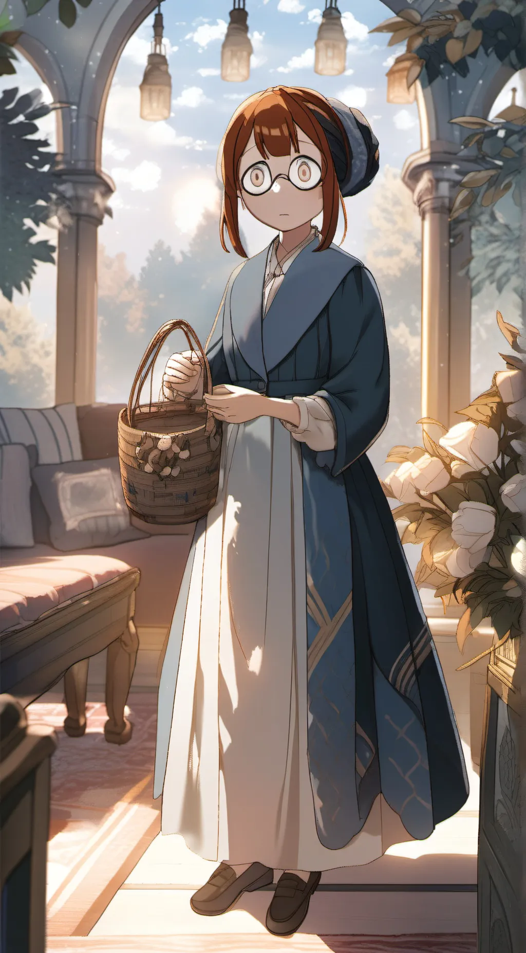 ai character: pomni as humen background