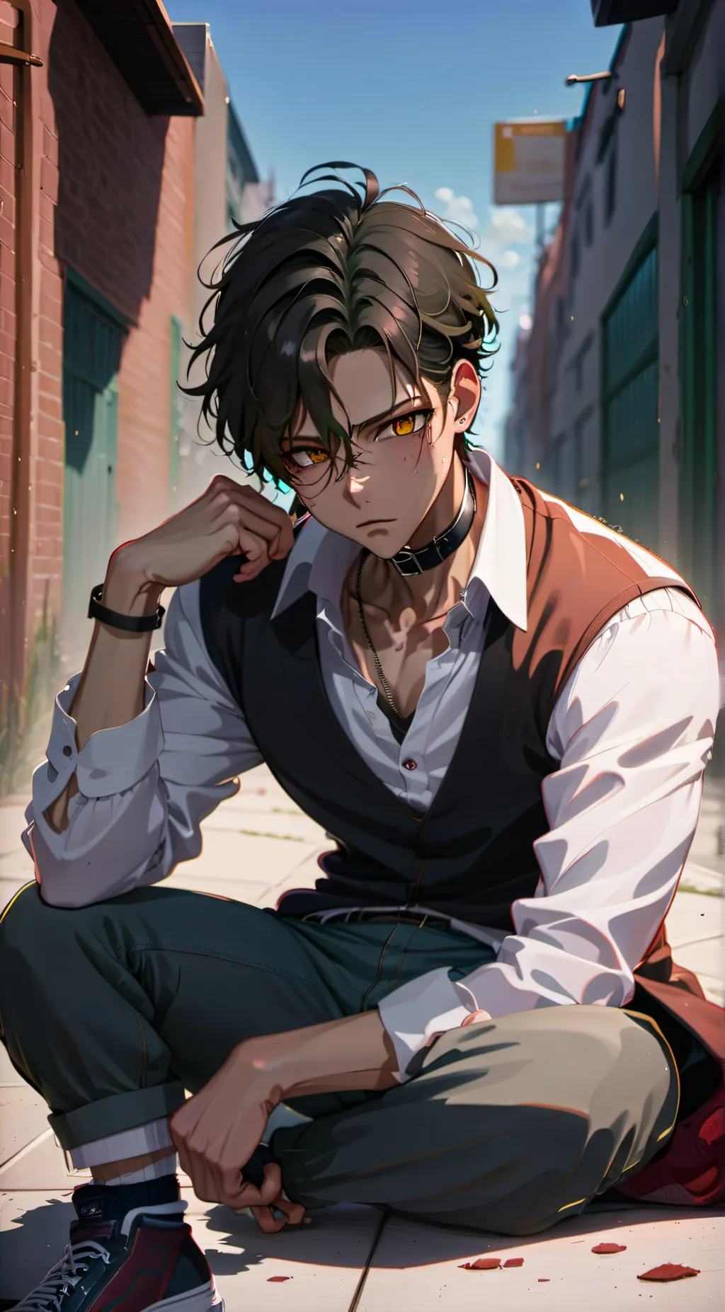 ai character: Rin background