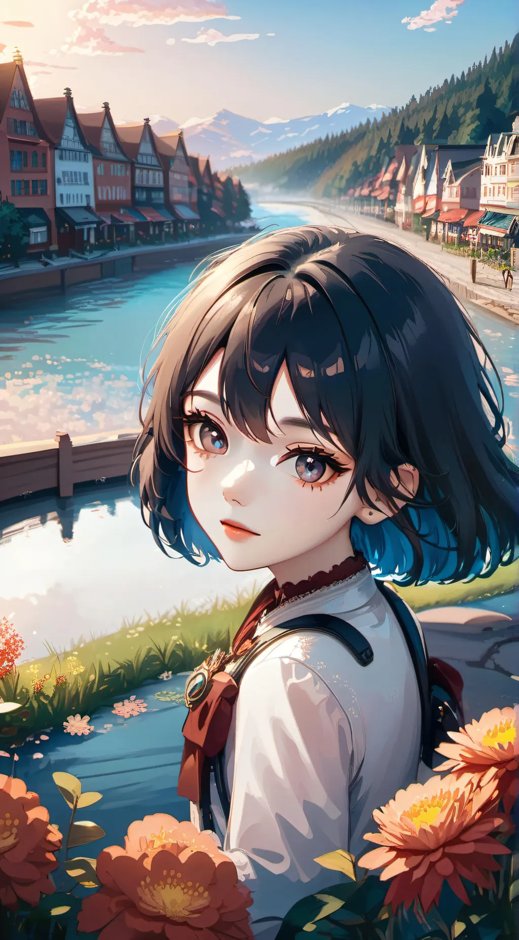 ai character: love teller  background