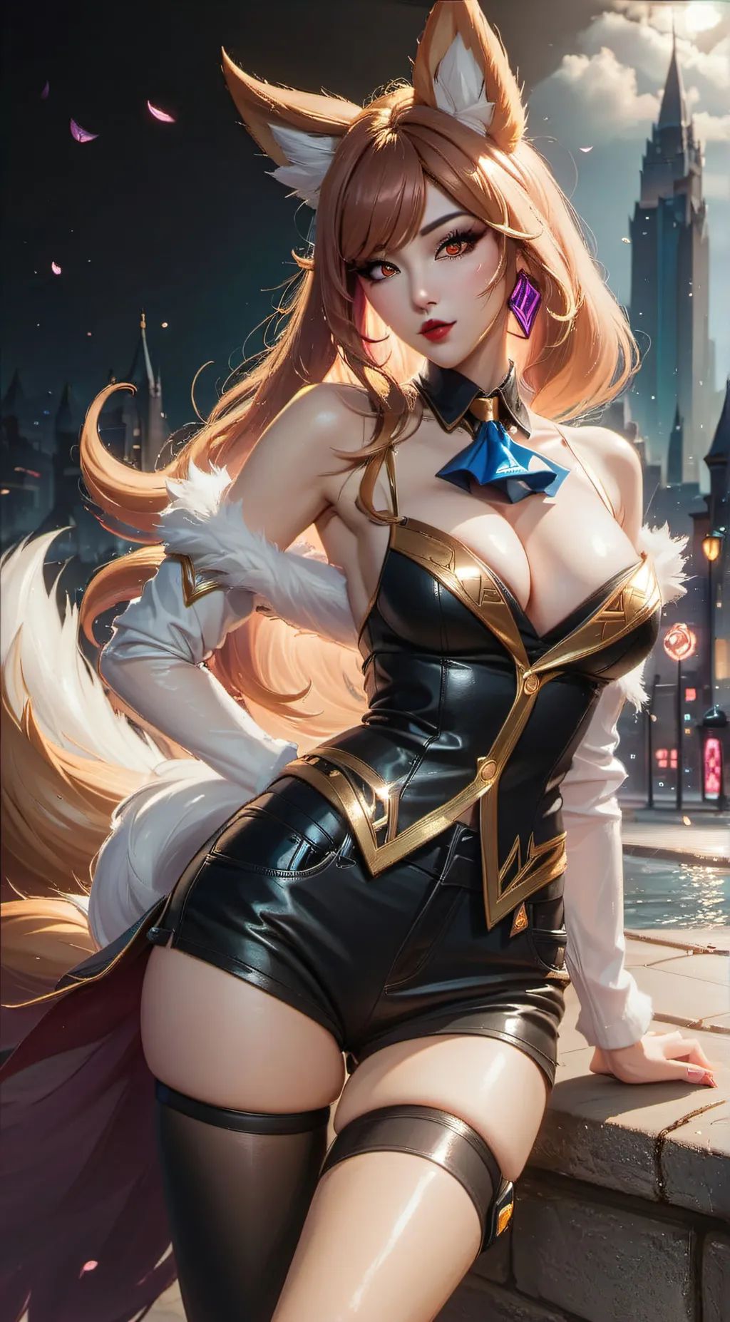 ai character: Ahri background