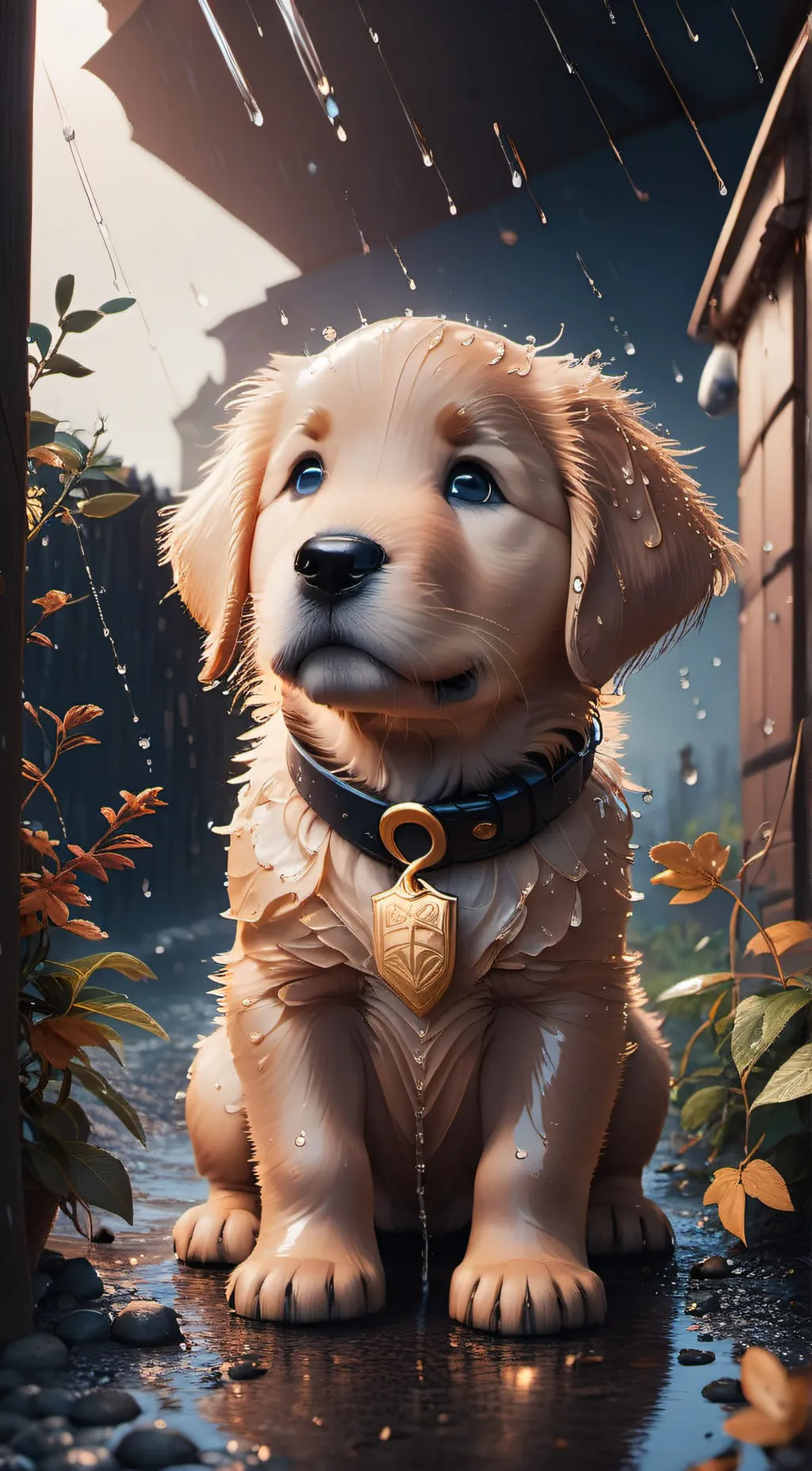 ai character: Goldy background