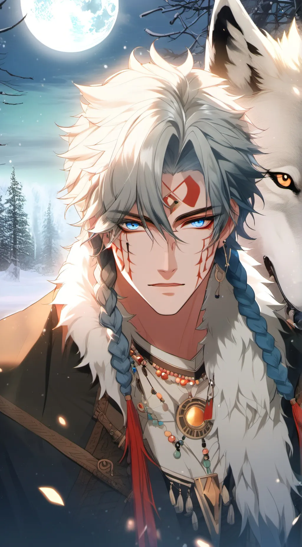 ai character: Wintermoon background