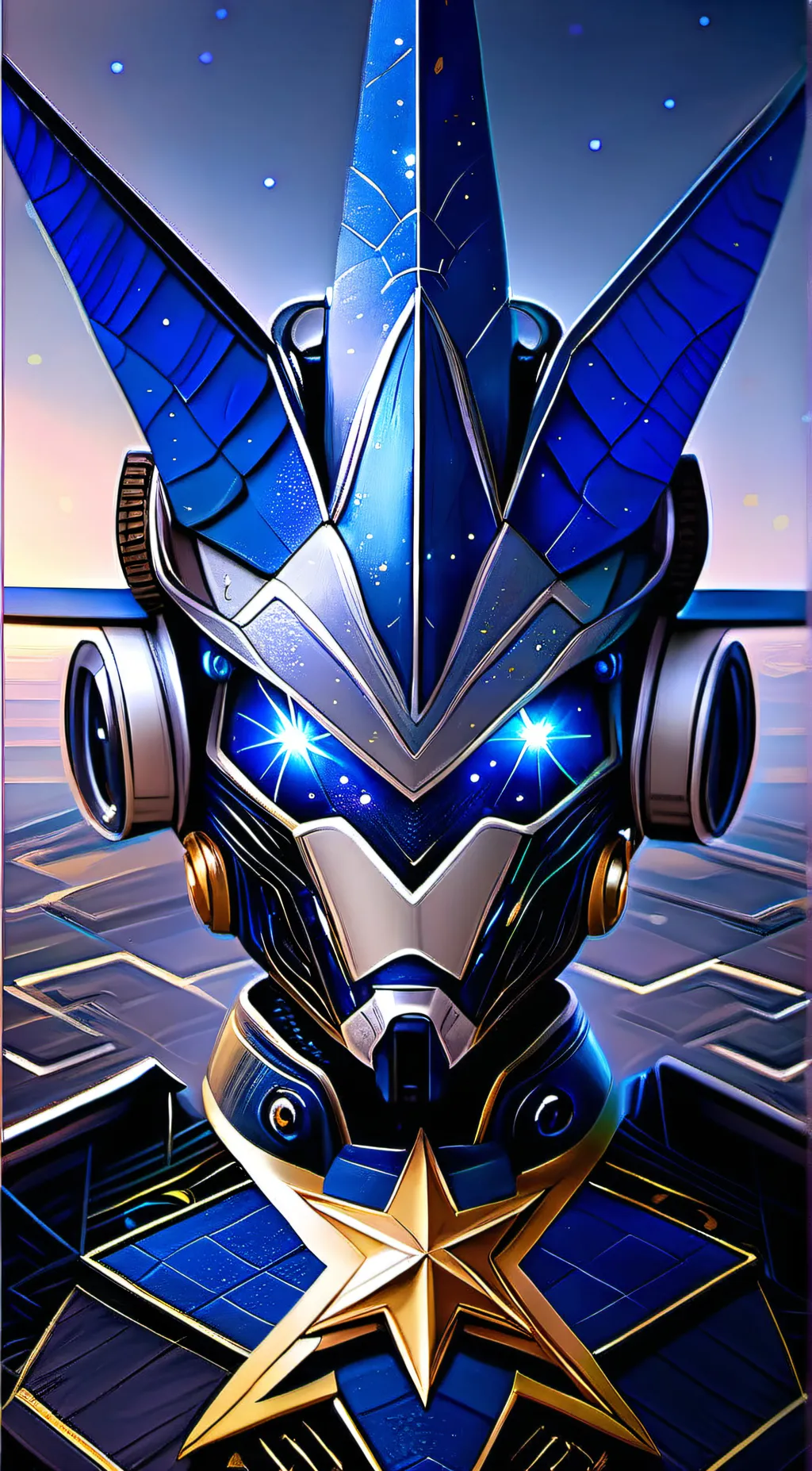 ai character: Star lights danner background